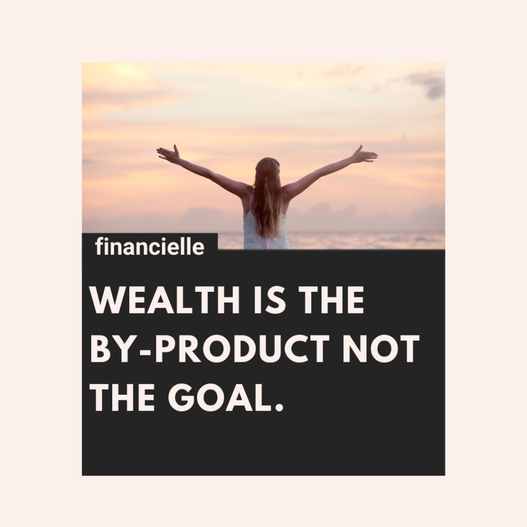|WEALTH IS THE BYPRODUCT
